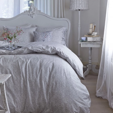 Parure de Lit Ariadne at Home Neige Blanc Gris Coton
