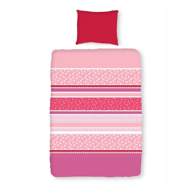 Parure de Lit Romanette Ledikant Nienke Rose Coton