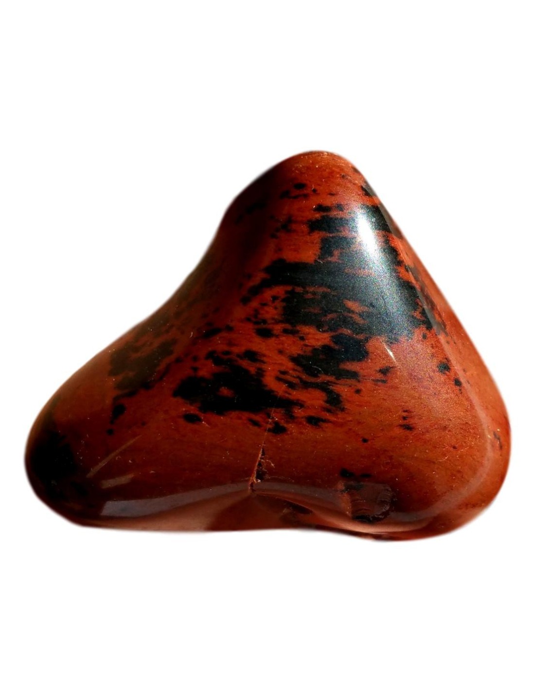 Obsidienne Mahogany en Pierre roulée 3/4 cm - Pierre de protection et d'ancrage pour équilibrer les énergies