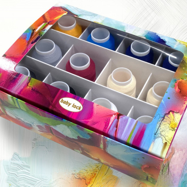 Coffret de fils mousse BABYLOCK Extra Fort ( 12 cônes de 300m)