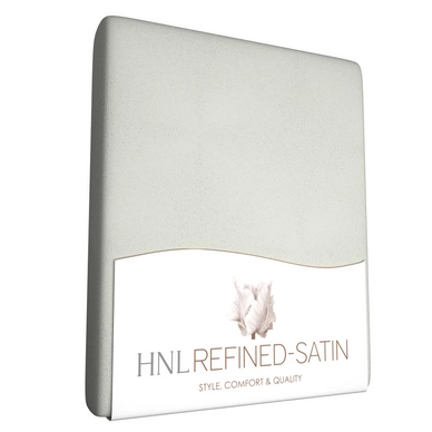 Drap-Housse Refined Blanc Cassé (Satin de Coton)