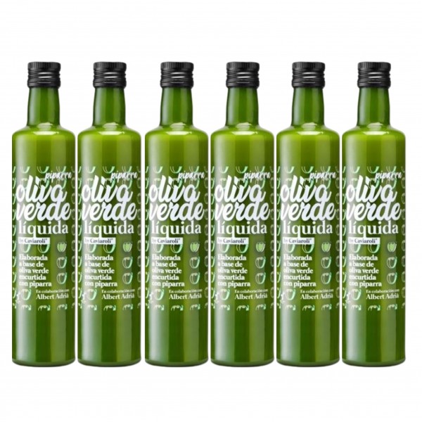 Sauce d'olives vertes Piparra Caviaroli & Albert Adrià, Oliva Verde (500 ml)