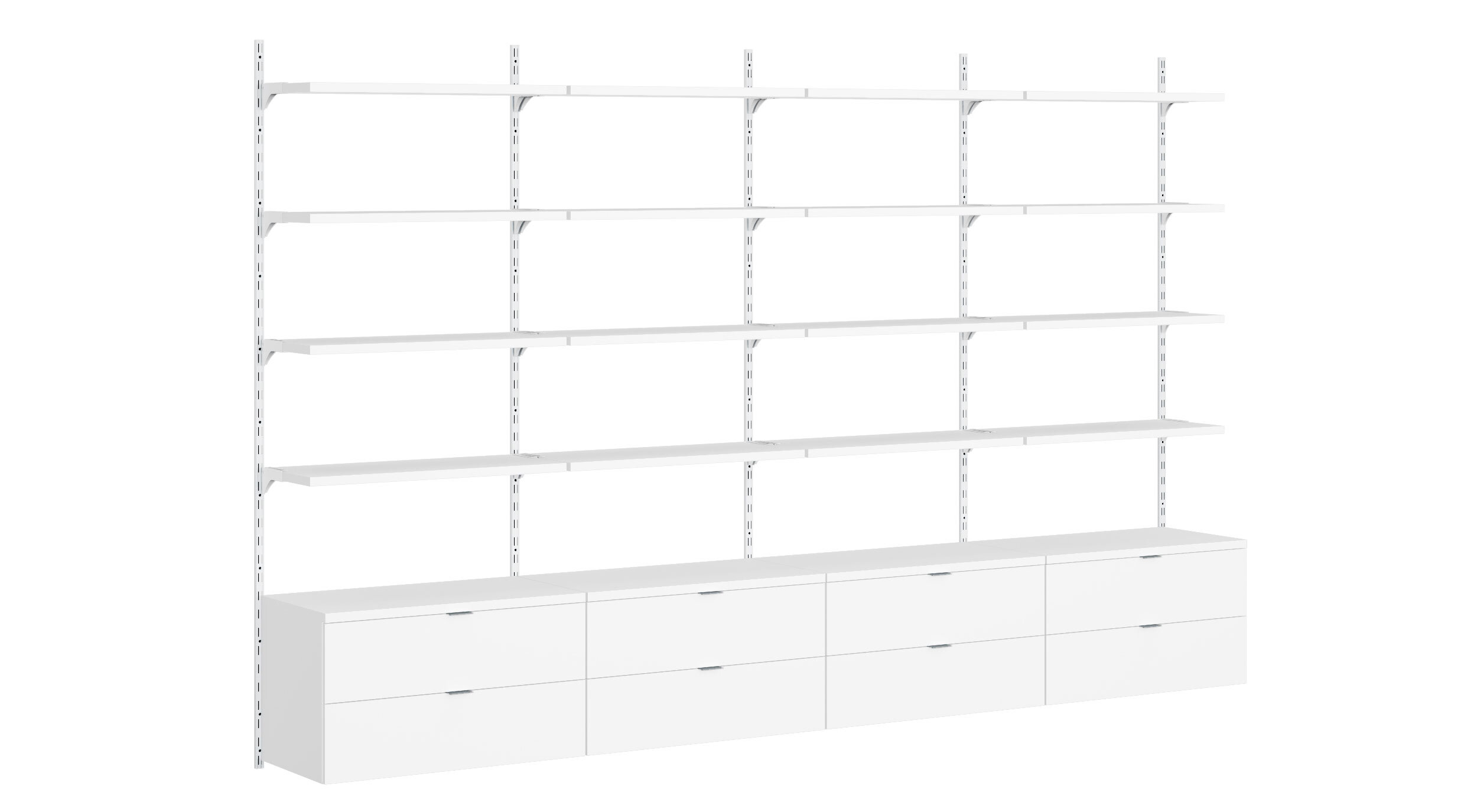 ON-WALL L-405 Étagère modulable | 321x200x44 cm (LxHxP)