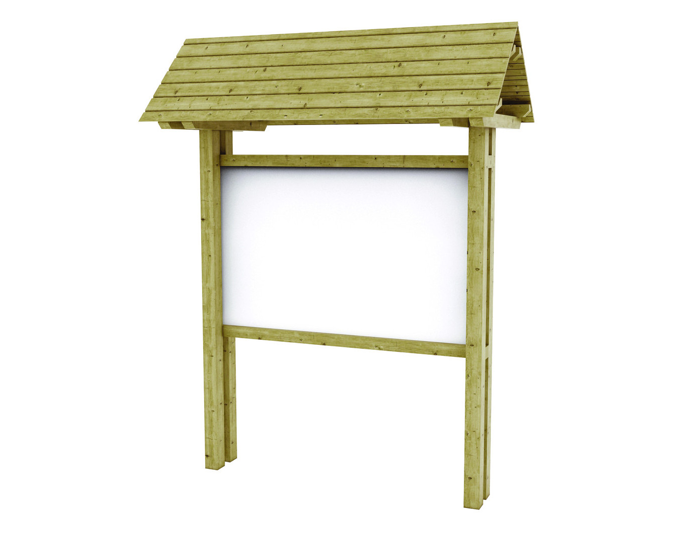 Panneau extérieur bois pour affichage