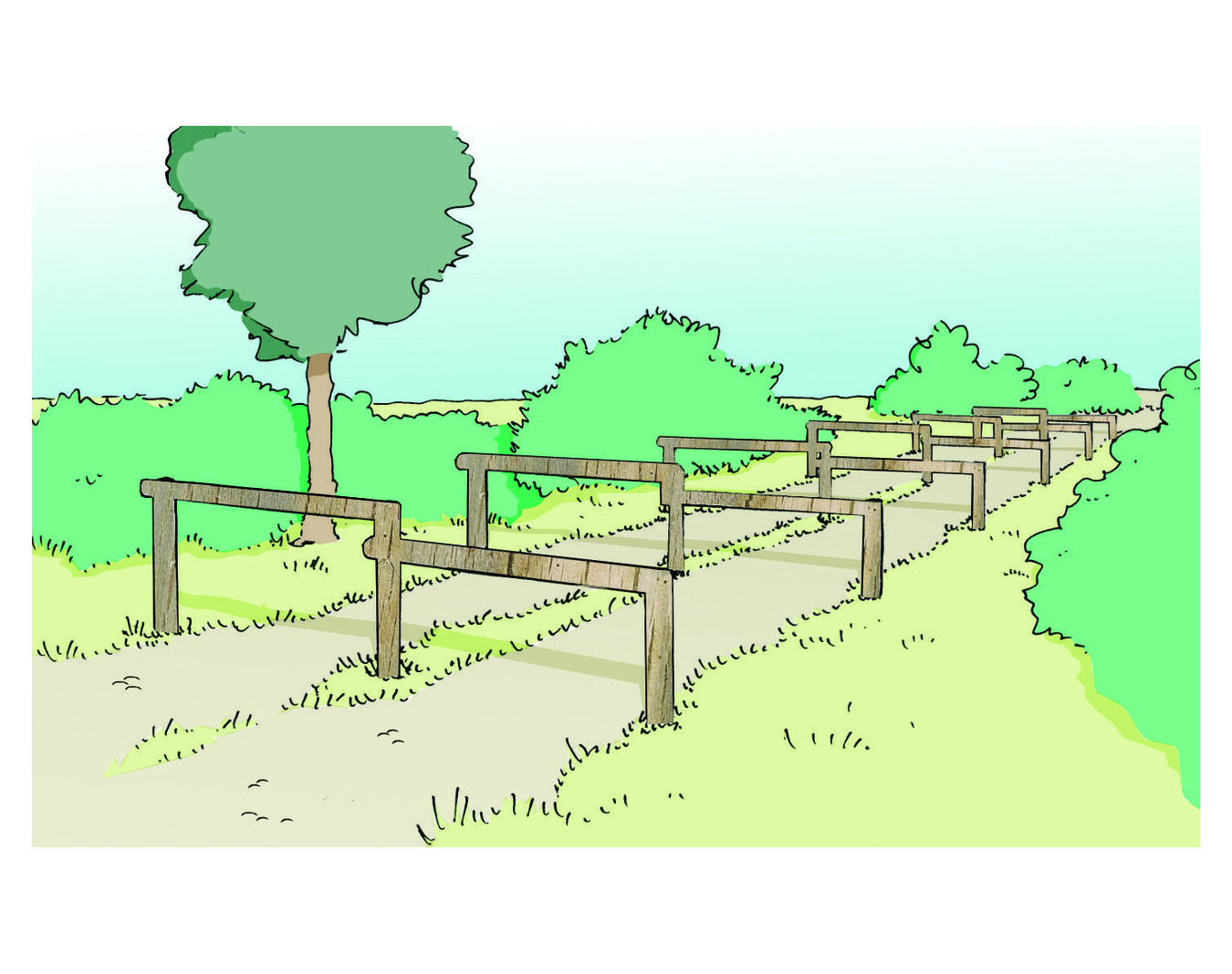 Parcours de sauts - Parcours sportif