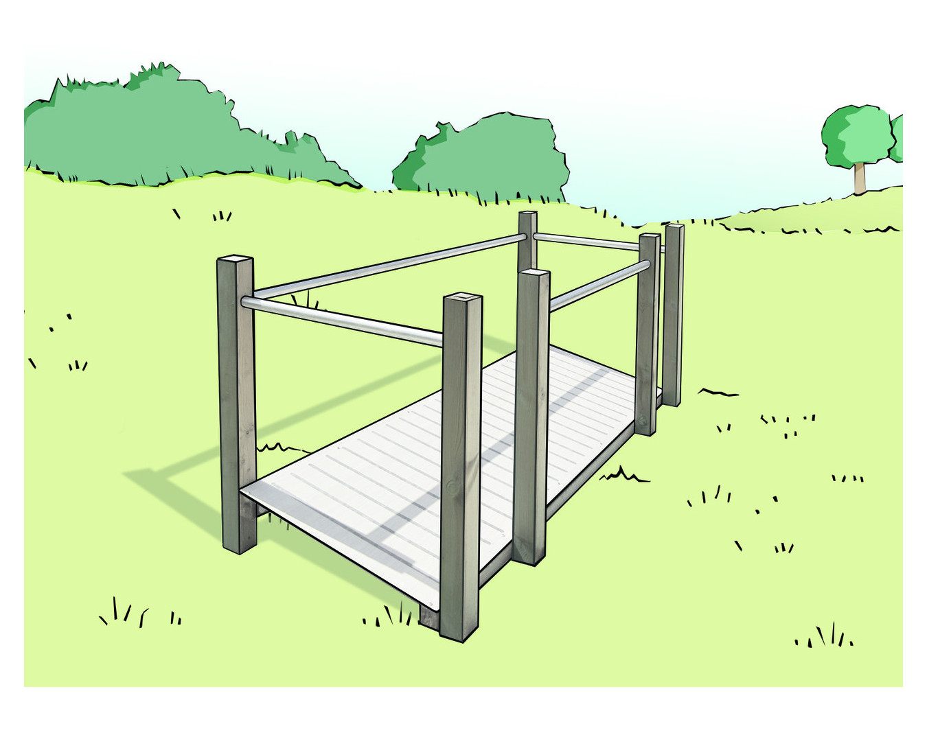 Passage en devers - Parcours santé PMR