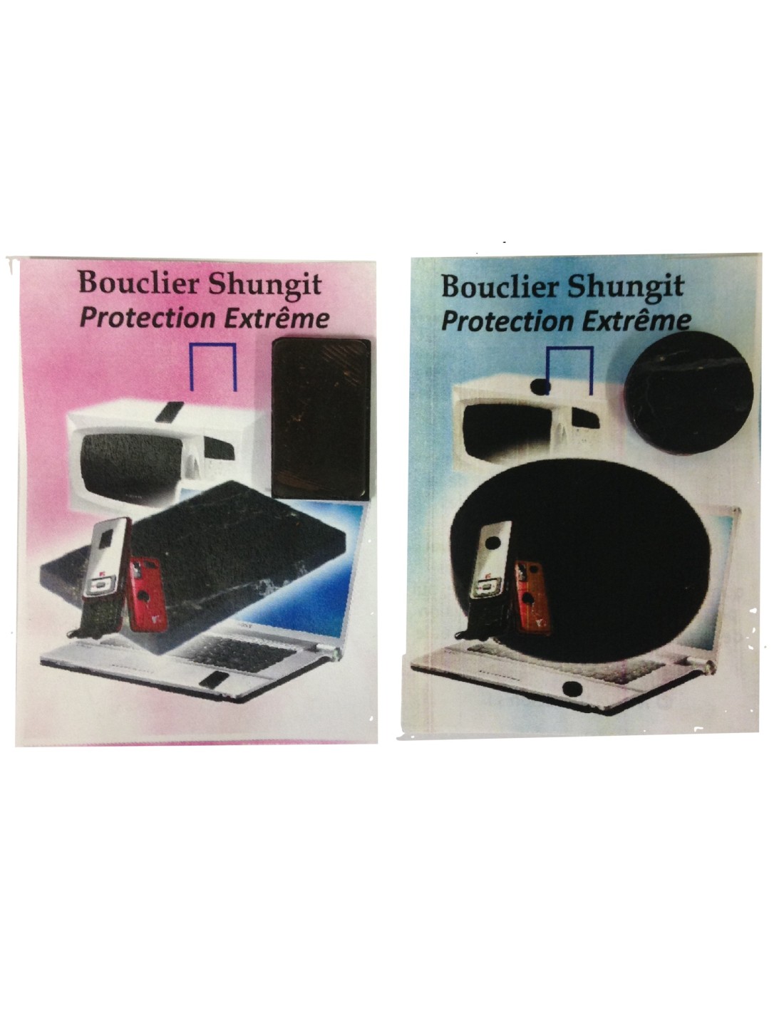 Pastille en shungite polie - Protection efficace contre les ondes électromagnétiques