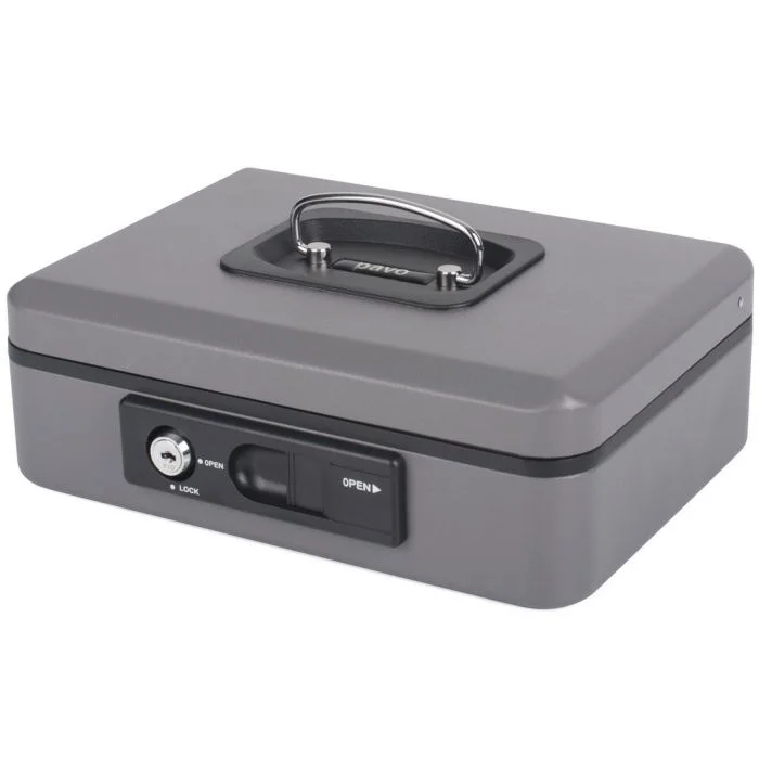 Caissette à Monnaie - Argent - 250 x 180 x 90 mm PAVO Deluxe