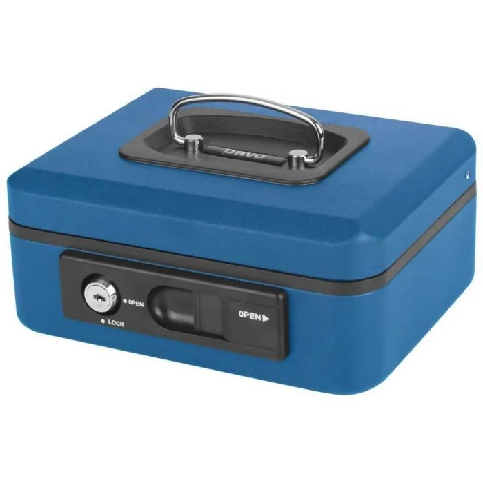 Caissette à Monnaie - Bleu - 200 x 160 x 90 mm PAVO Deluxe