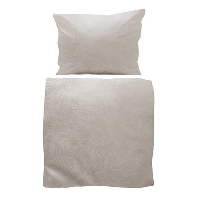 Housse de Couette Aquanova Paysley Grijs Satin