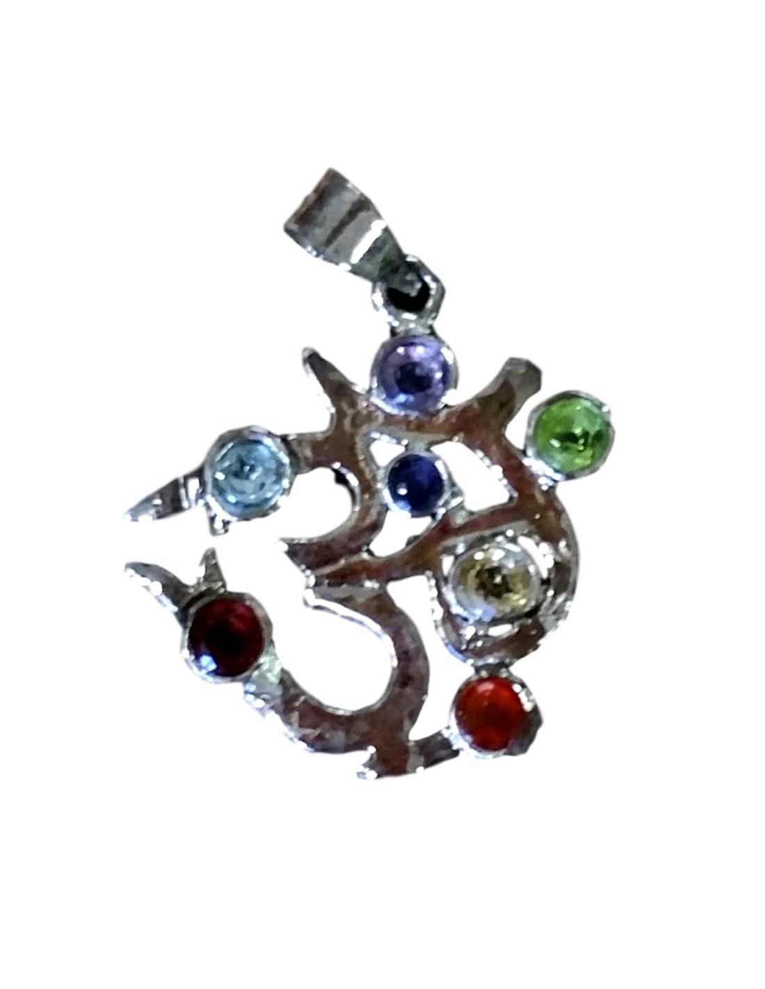 Pendentif 7 chakras Aum - Équilibre et Harmonie énergétique