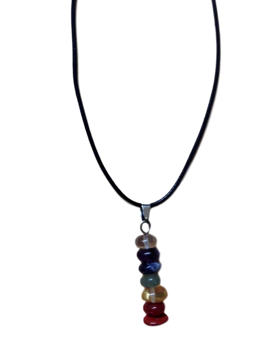 Pendentif 7 chakras avec collier - Équilibrez votre énergie et harmonisez votre esprit