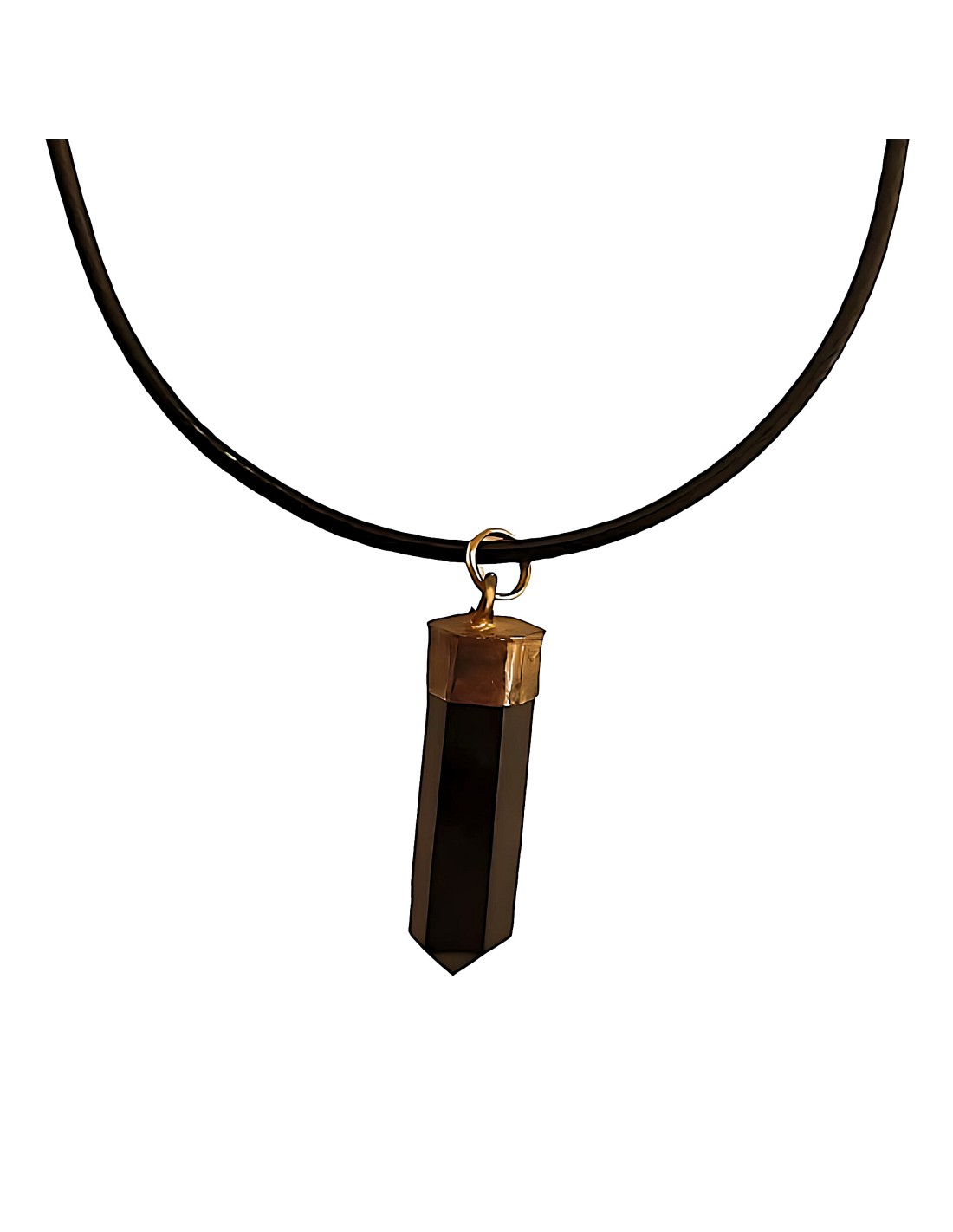 Pendentif pointe en Onyx