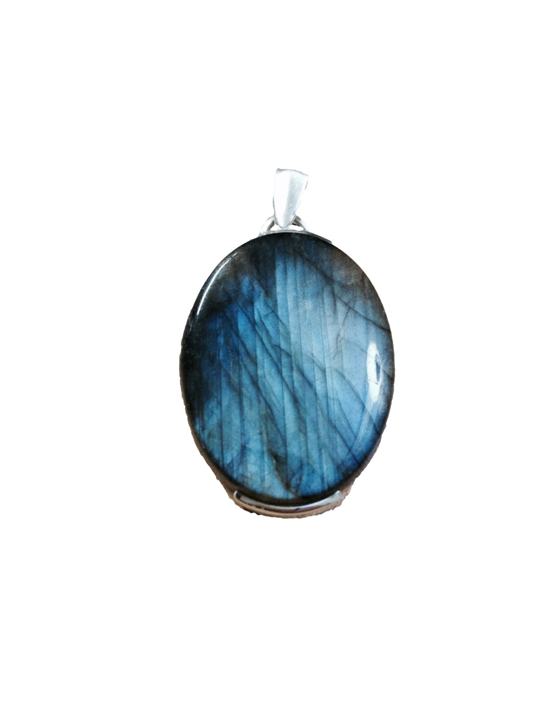 Pendentif cabochon en labradorite - Élégance et protection énergétique