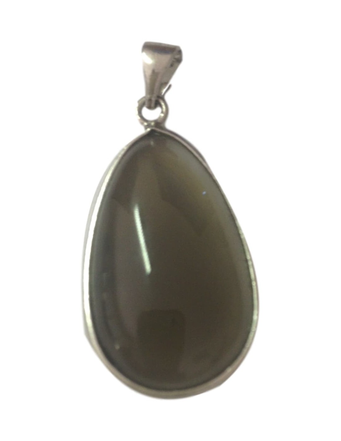 Pendentif cerclé agate naturelle - Élégance et protection en un seul bijou