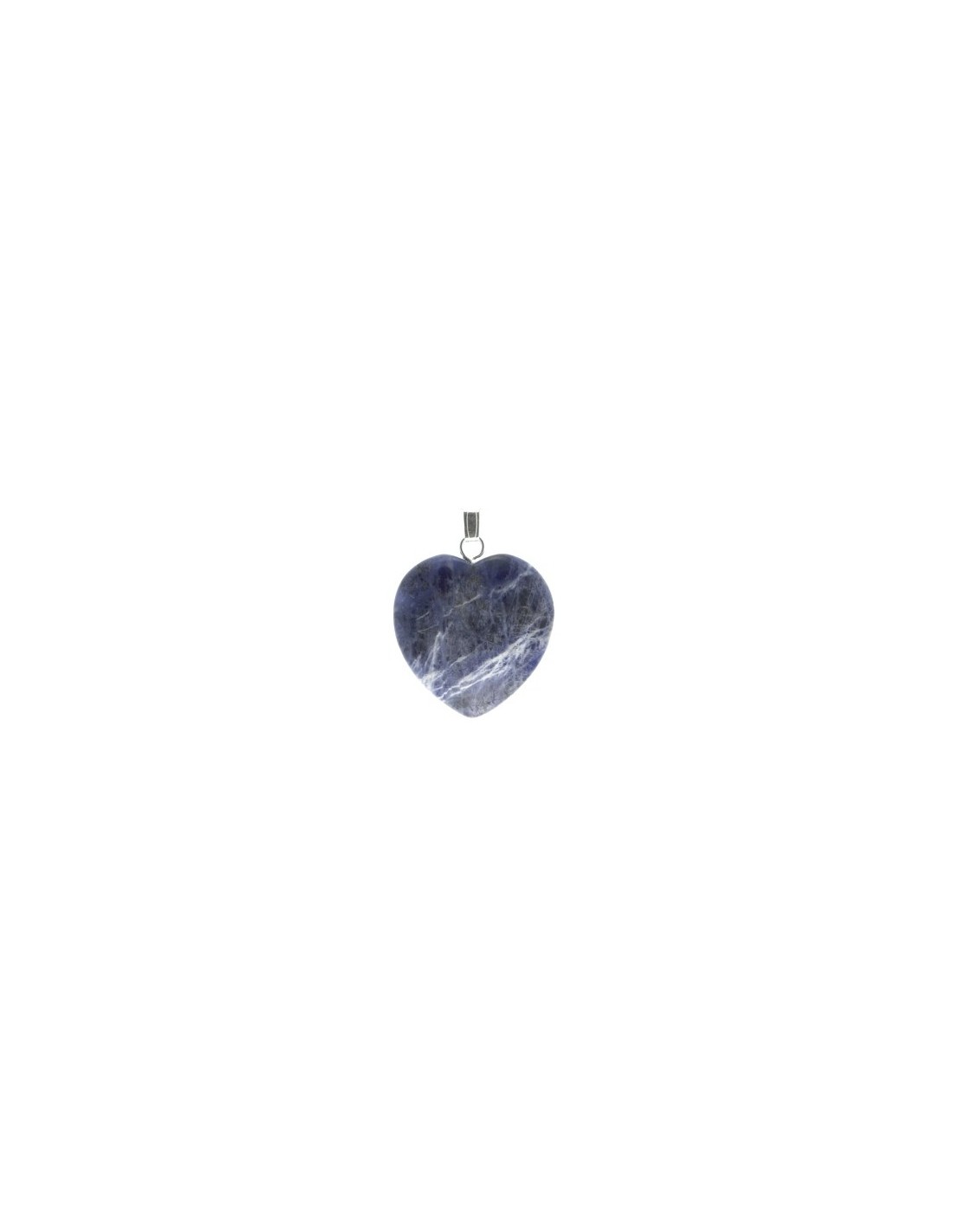 Pendentif Coeur en Sodalite - Élégance et Sérénité pour une touche de bien-être