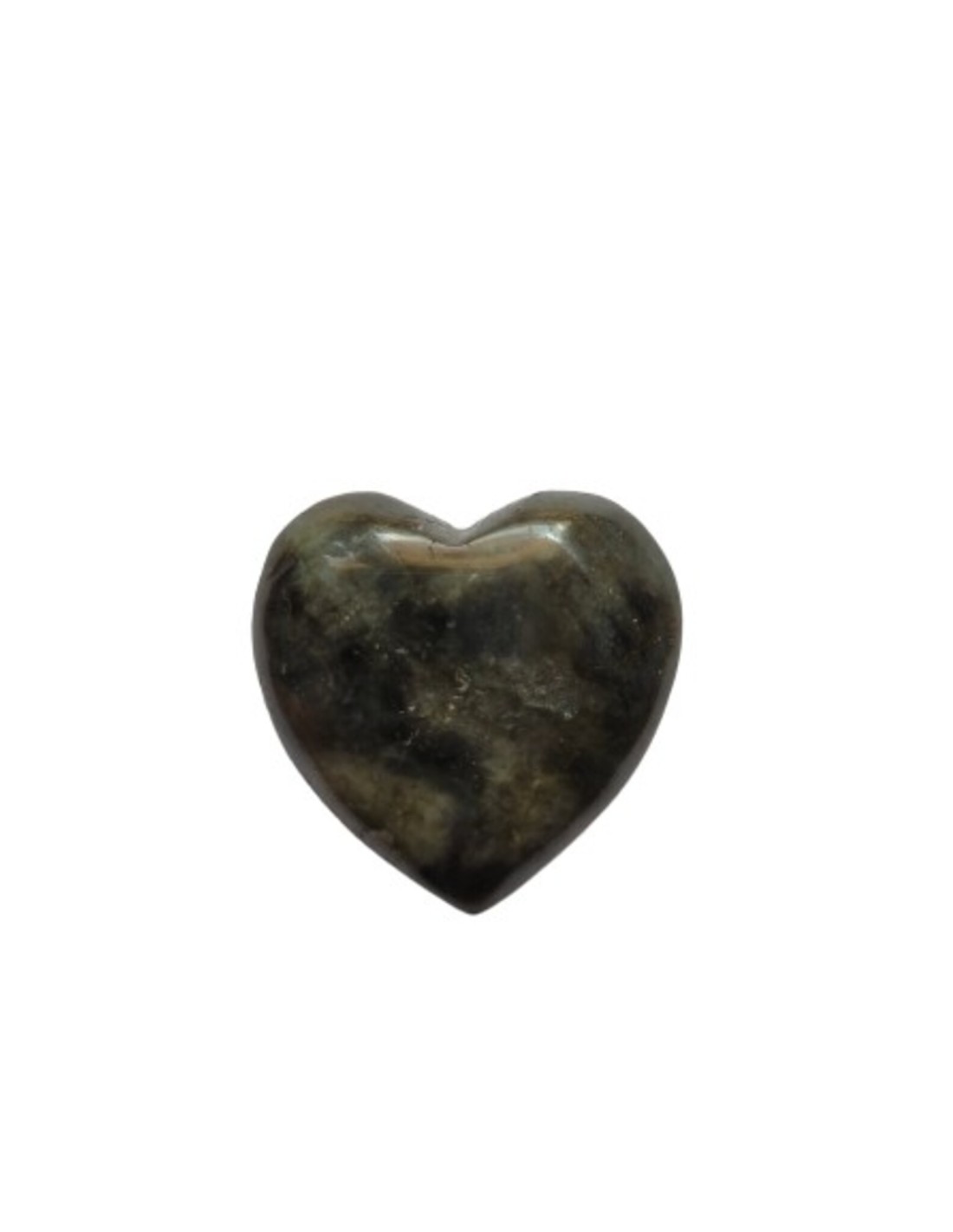 Pendentif coeur percé en Labradorite - Pierre de protection et d'équilibre