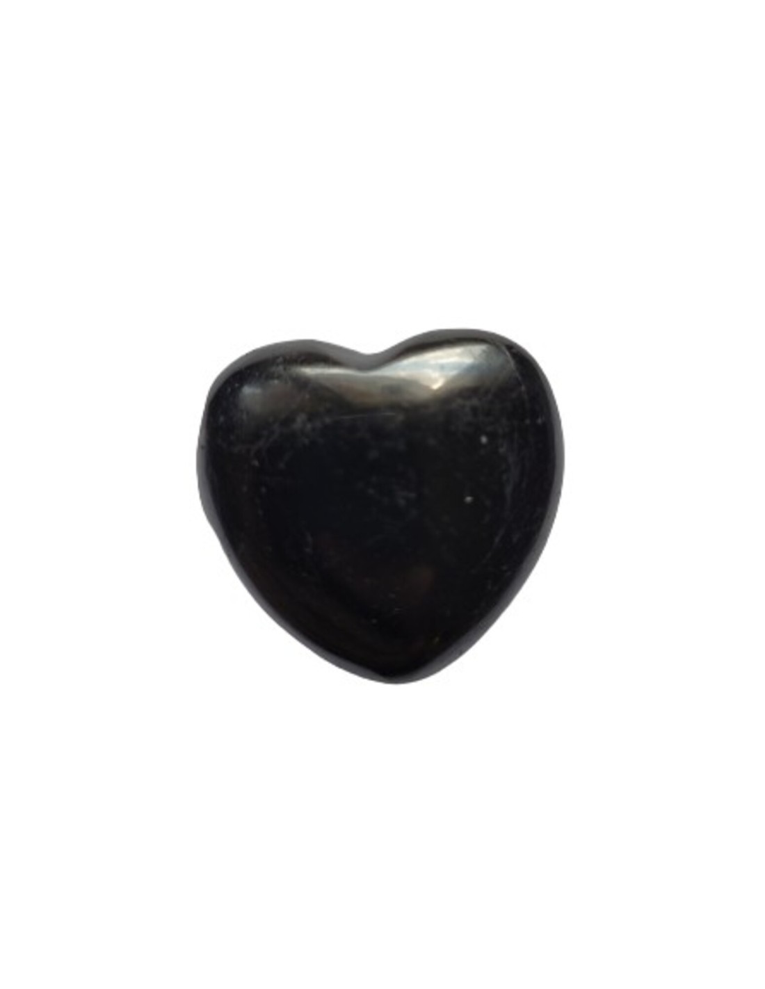 Pendentif coeur percé en tourmaline - Pierre de protection et d'harmonie - Boutique ésotérique en ligne