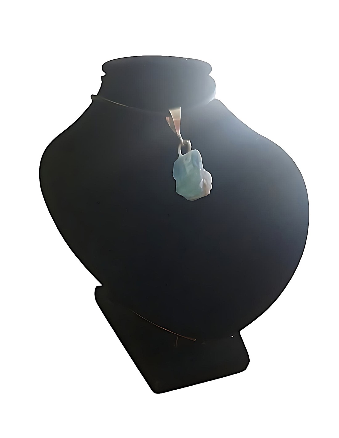 Pendentif en Aigue Marine brute