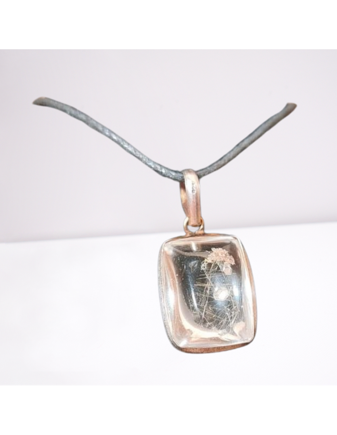 Pendentif en Quartz Rutile Or 5g
