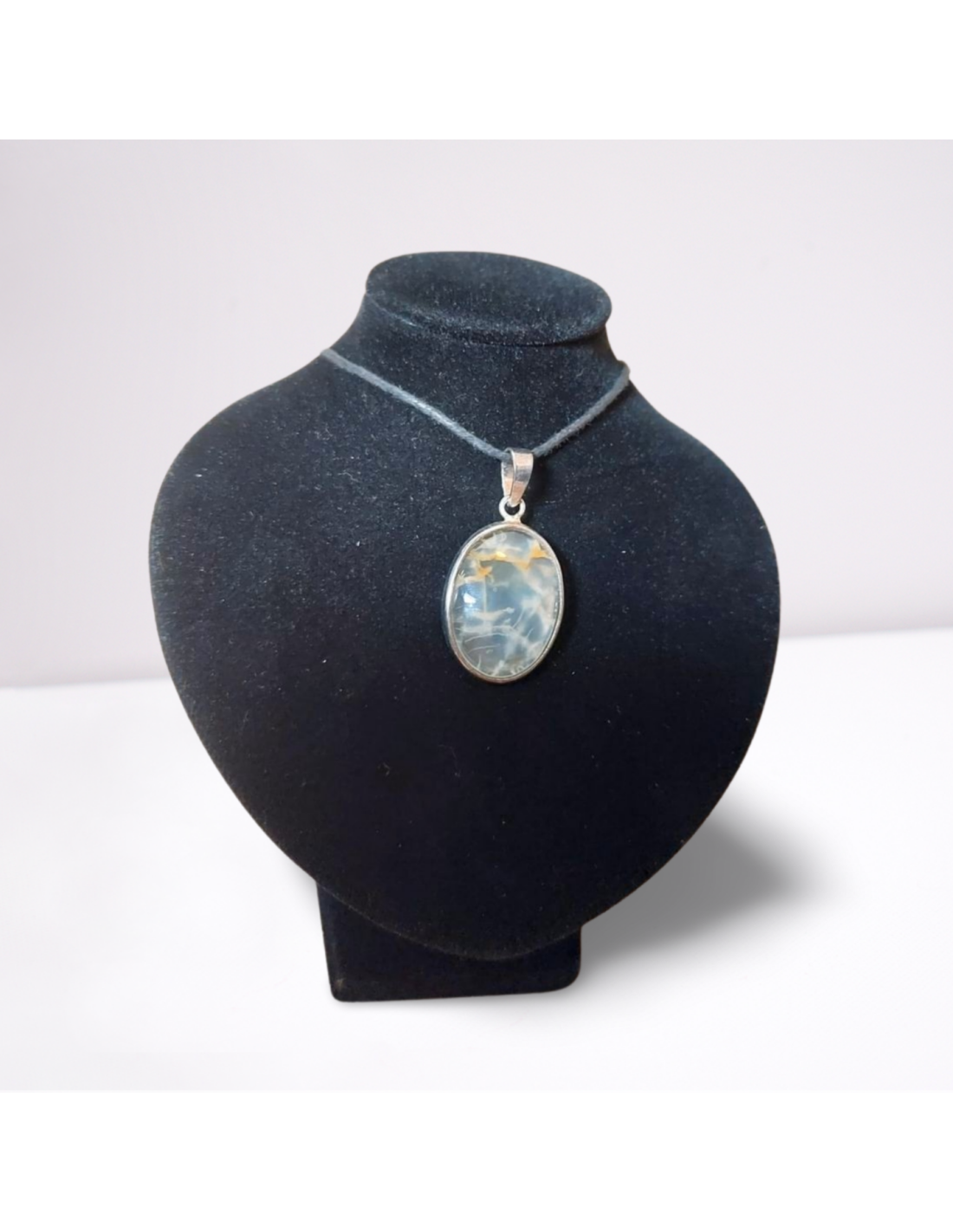 Pendentif en Topaze Bleue