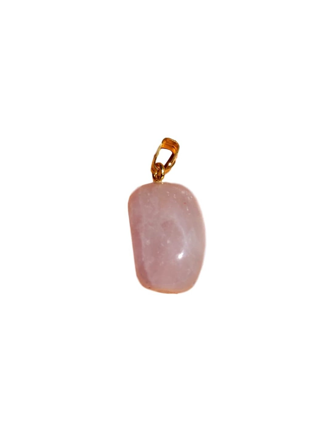Pendentif en Quartz rose - Élégance et apaisement en forme libre