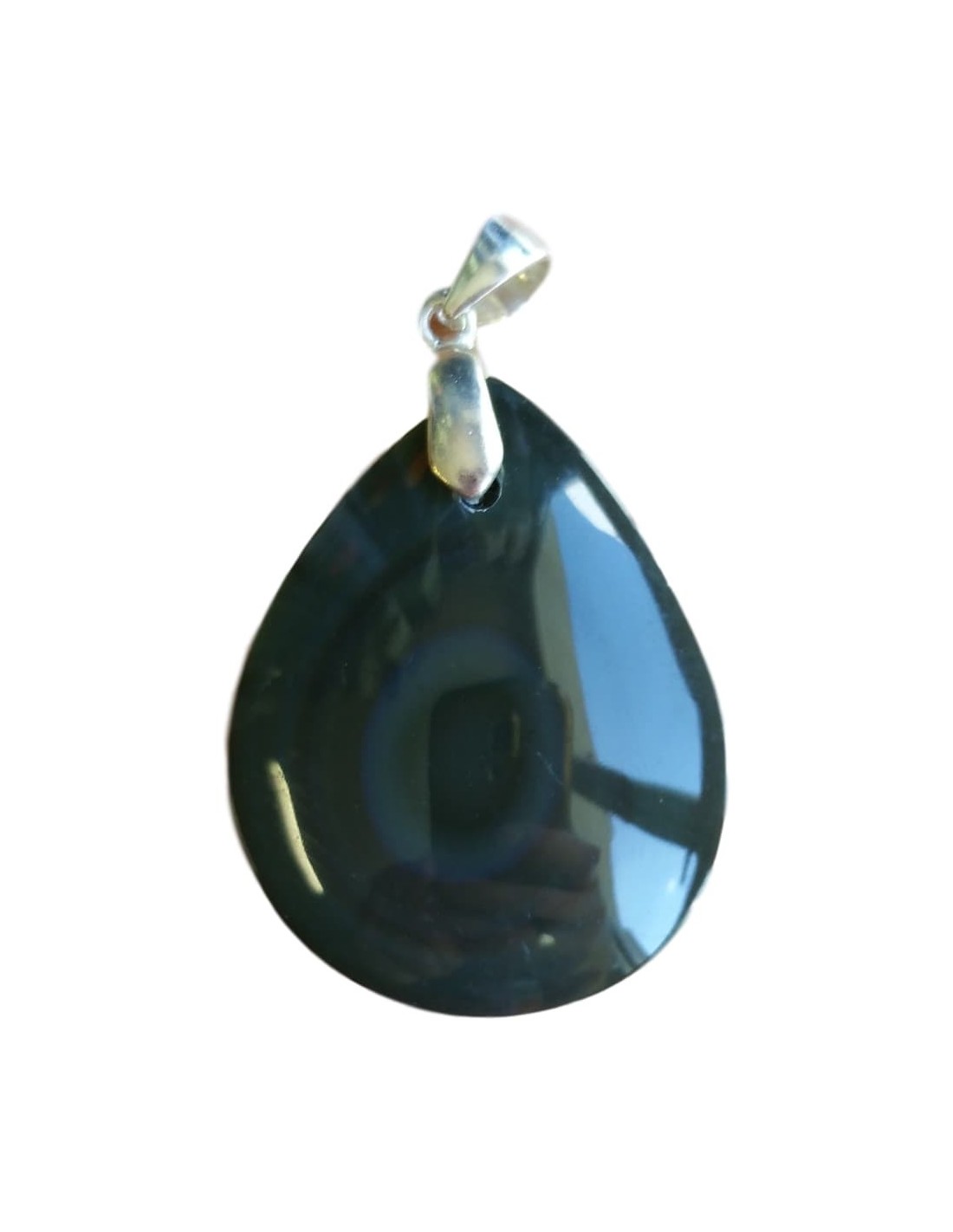 Pendentif Goutte en Obsidienne Oeil Céleste - Élégance et Protection