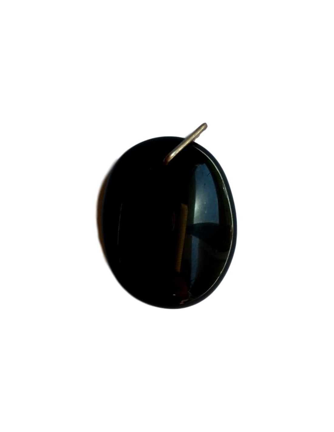 Pendentif Ovale en Obsidienne Œil Céleste - Équilibre et Protection pour une Énergie Positive