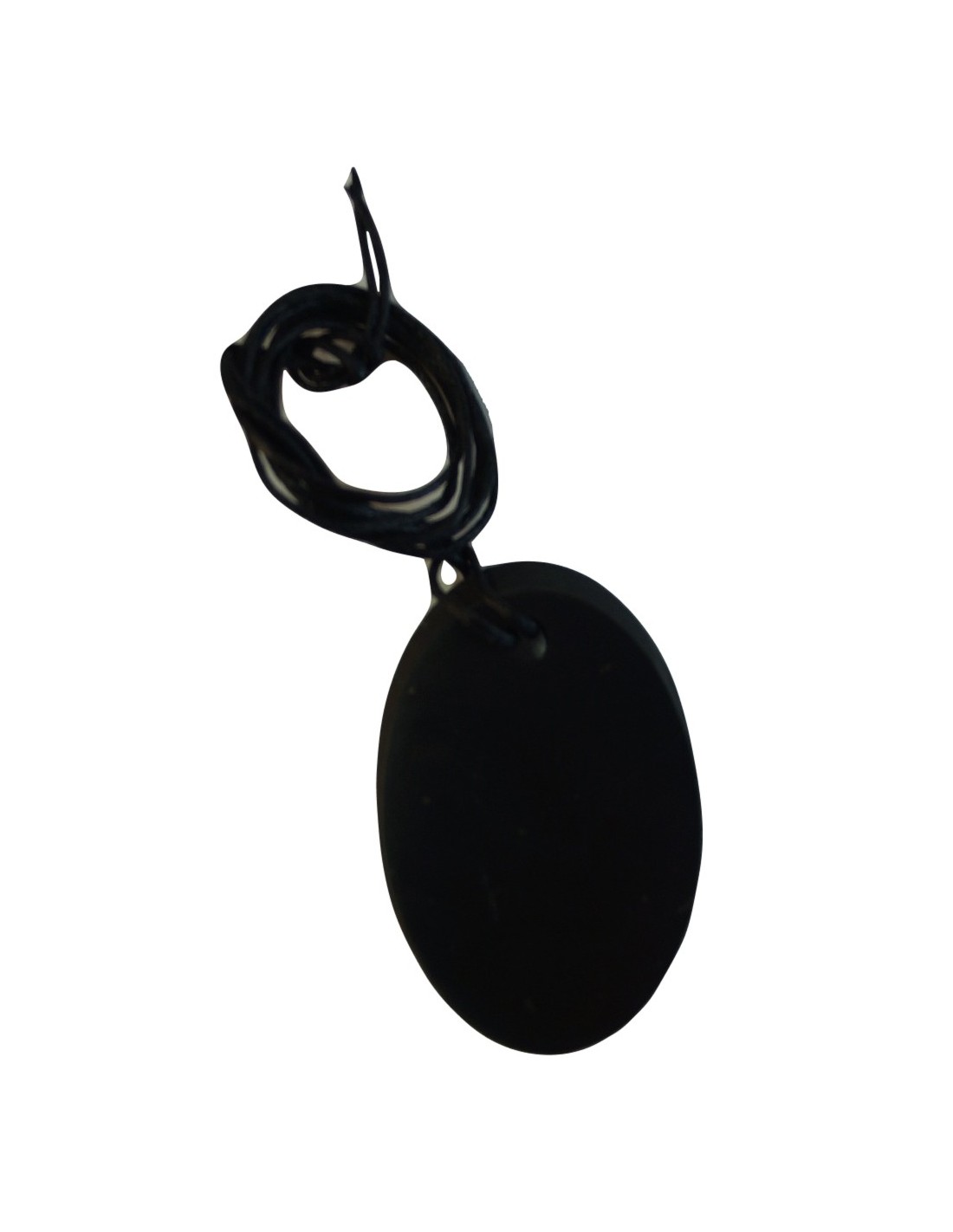 Pendentif palet en shungite polie - Énergie et protection naturelle pour votre bien-être