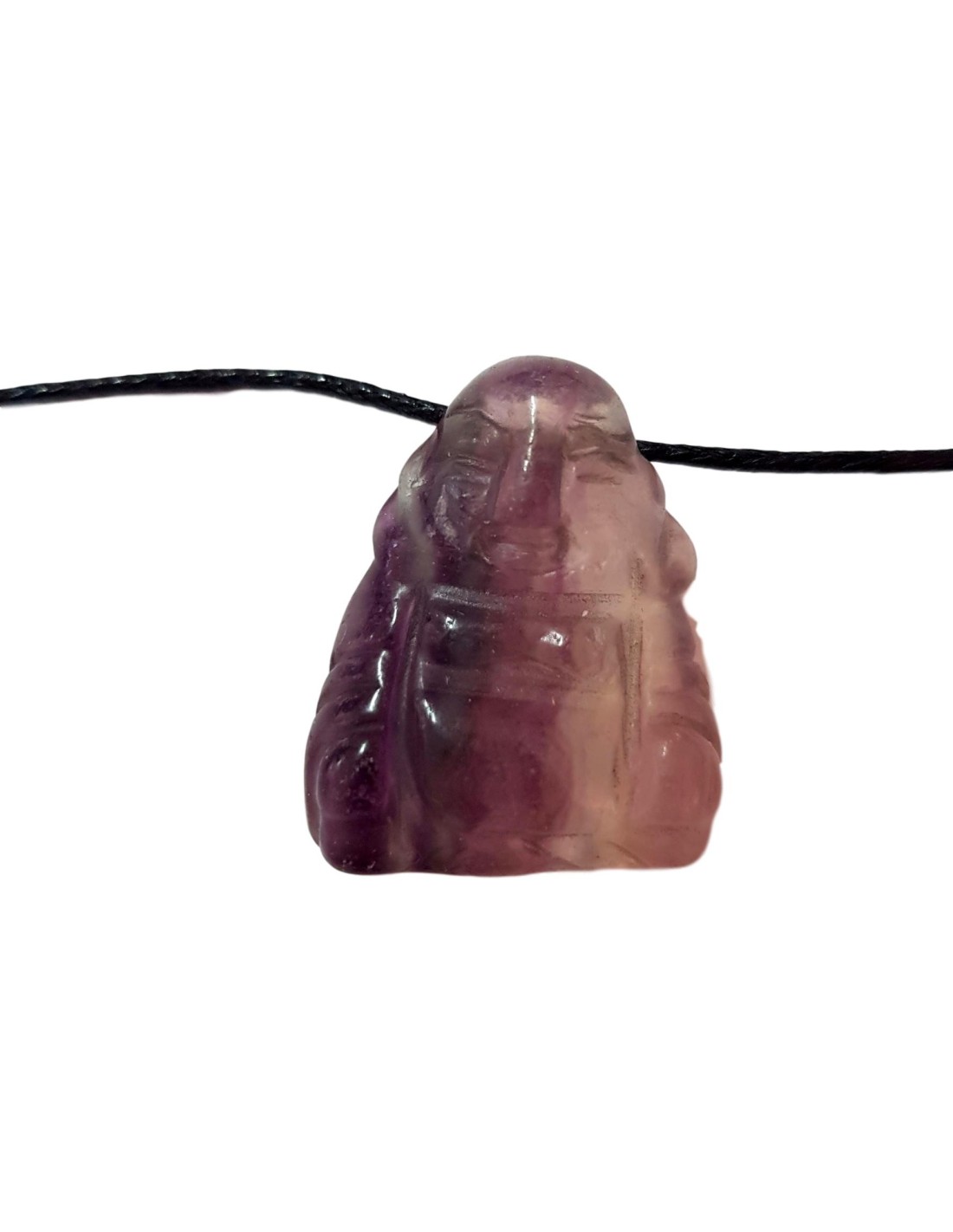 Pendentif percé Bouddha en Améthyste - Élégance et Sérénité incarnées