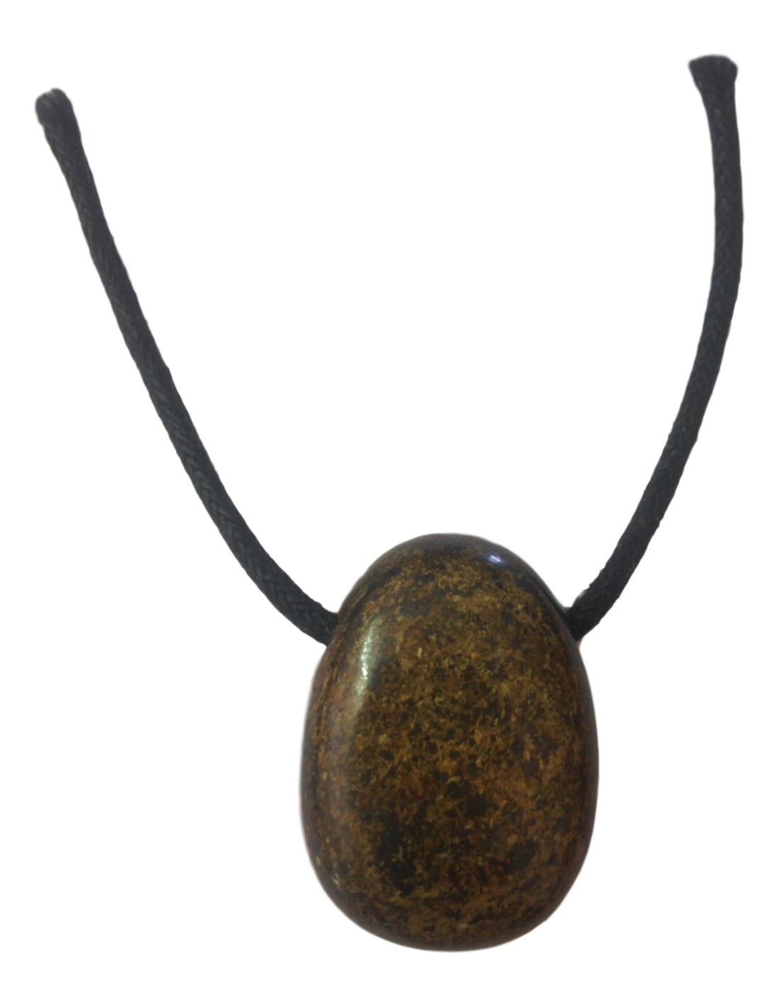 Pendentif percé en bronzite - Élégance et protection pour une touche de style unique