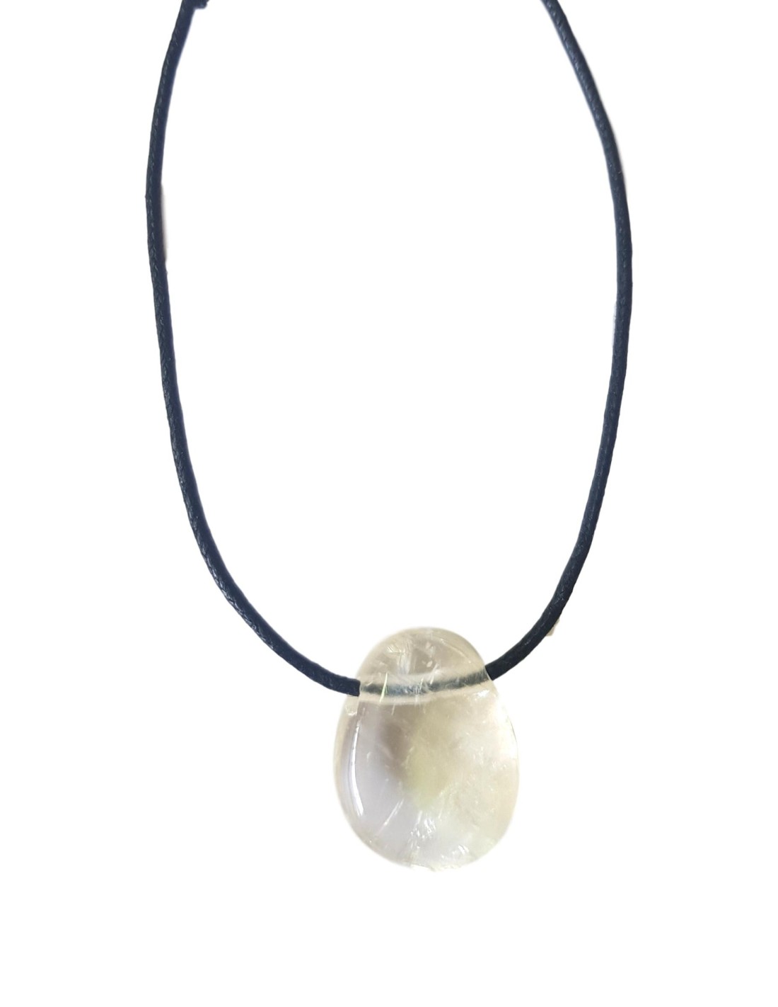 Pendentif percé en calcite dorée - Élégance et énergie positive pour sublimer votre style