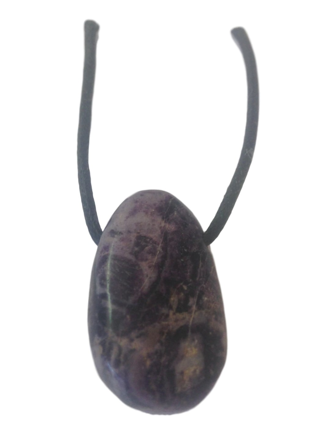 Pendentif percé en charoite - Élégance et protection énergétique pour tous les jours