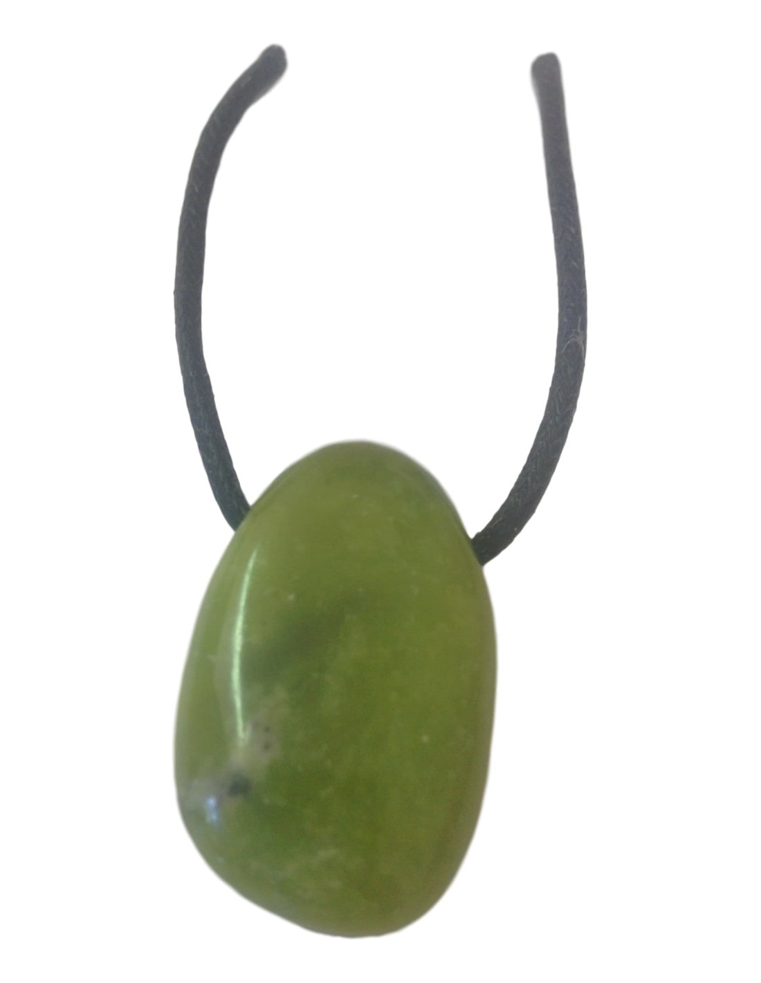 Pendentif percé en chrysoprase - Élégance naturelle et énergie apaisante