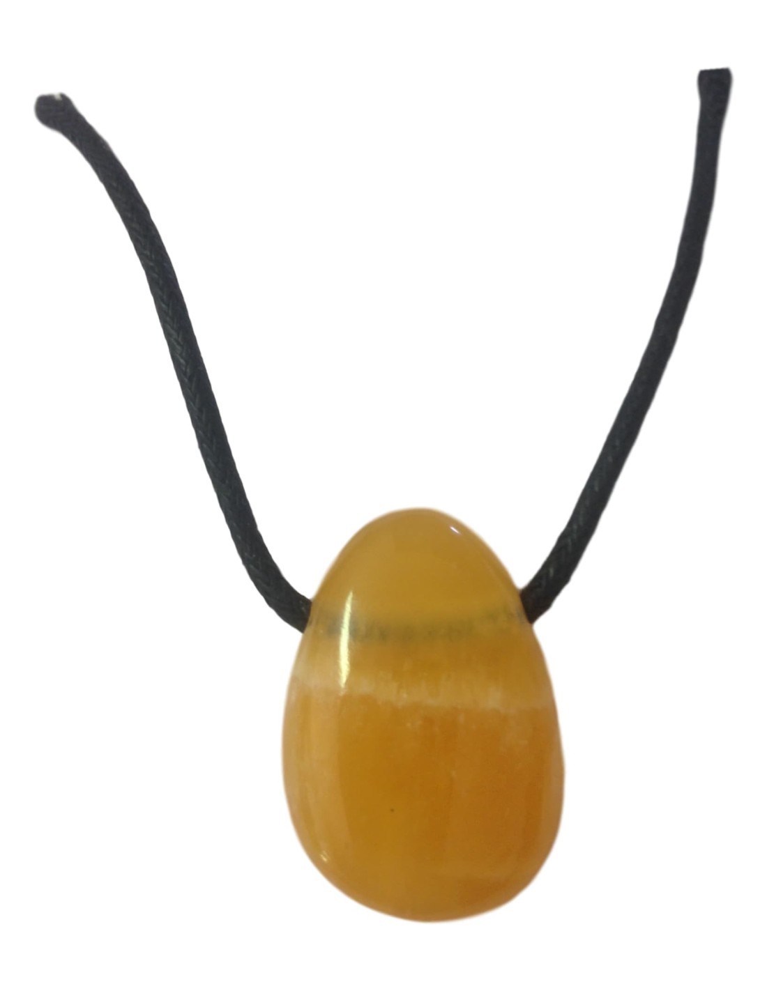 Pendentif percé en citrine - Élégance et énergie positive pour sublimer votre style