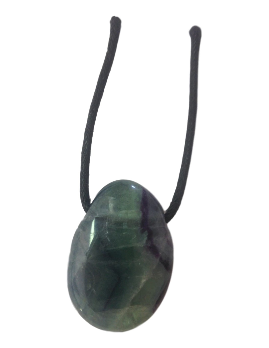 Pendentif percé en fluorite - Équilibre et protection énergétique