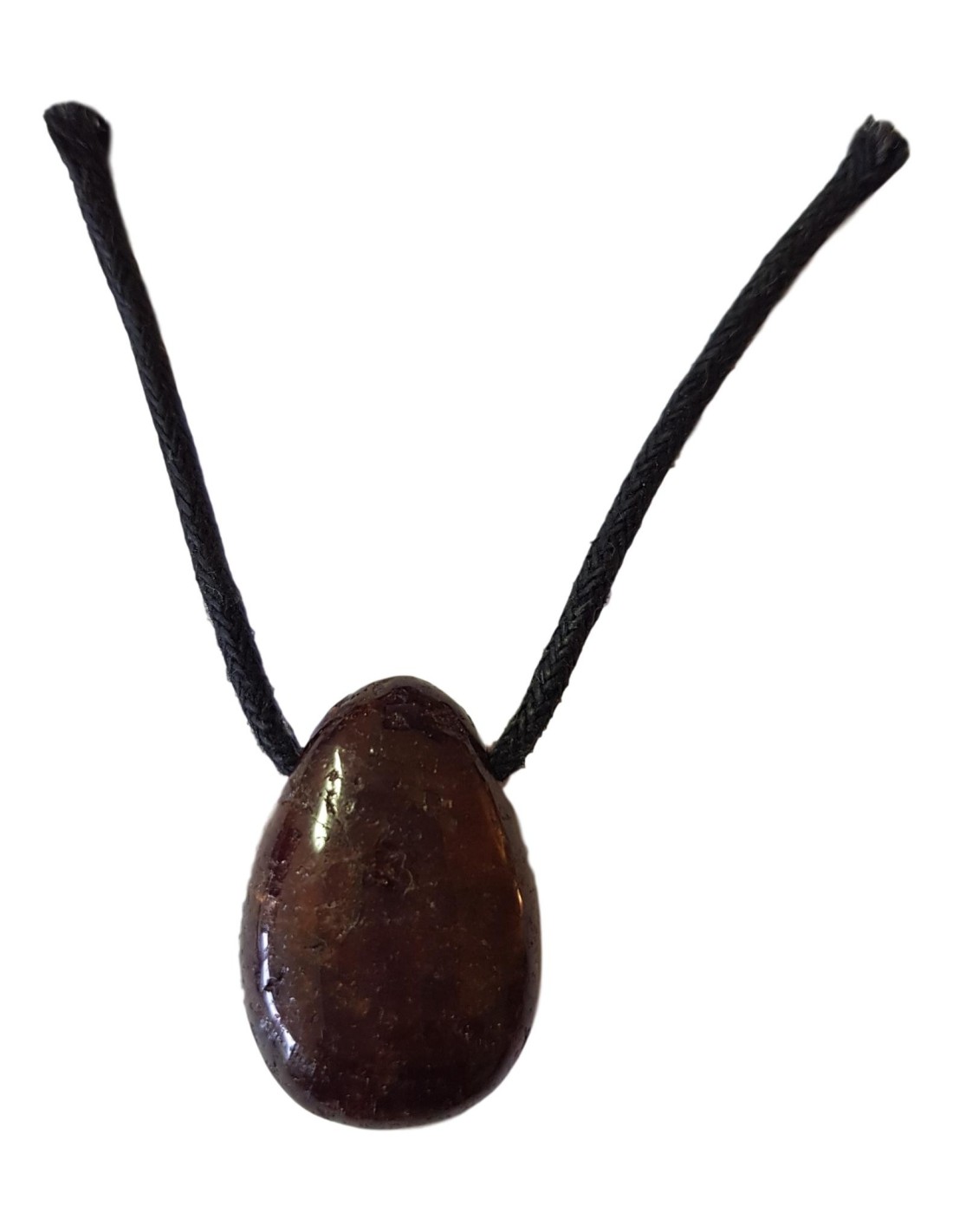 Pendentif percé en grenat - Élégance et énergie vibrante pour sublimer votre style