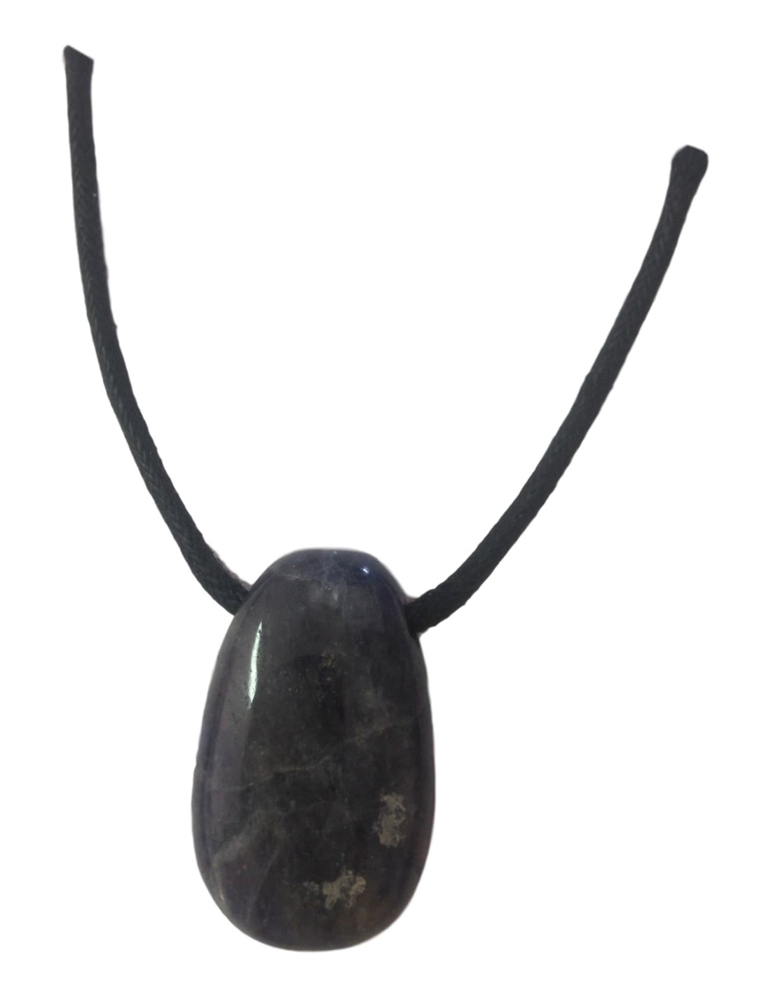 Pendentif percé en iolite - Élégance et protection pour sublimer votre style