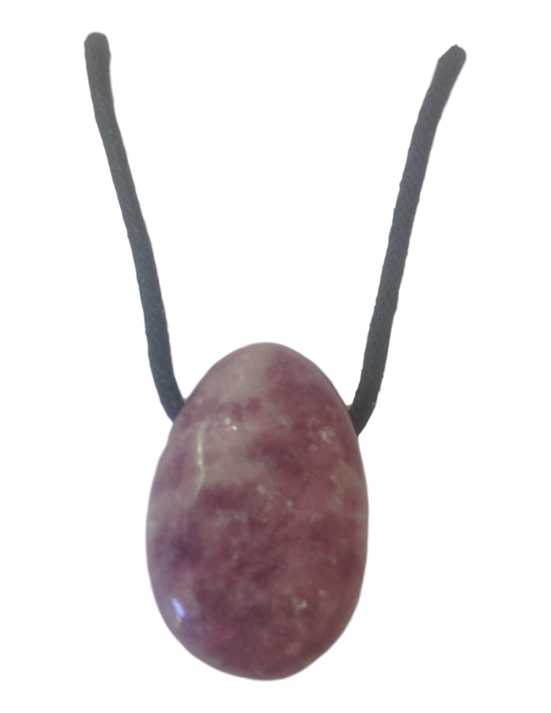 Pendentif percé en lépidolite - Équilibre et apaisement pour une harmonie intérieure
