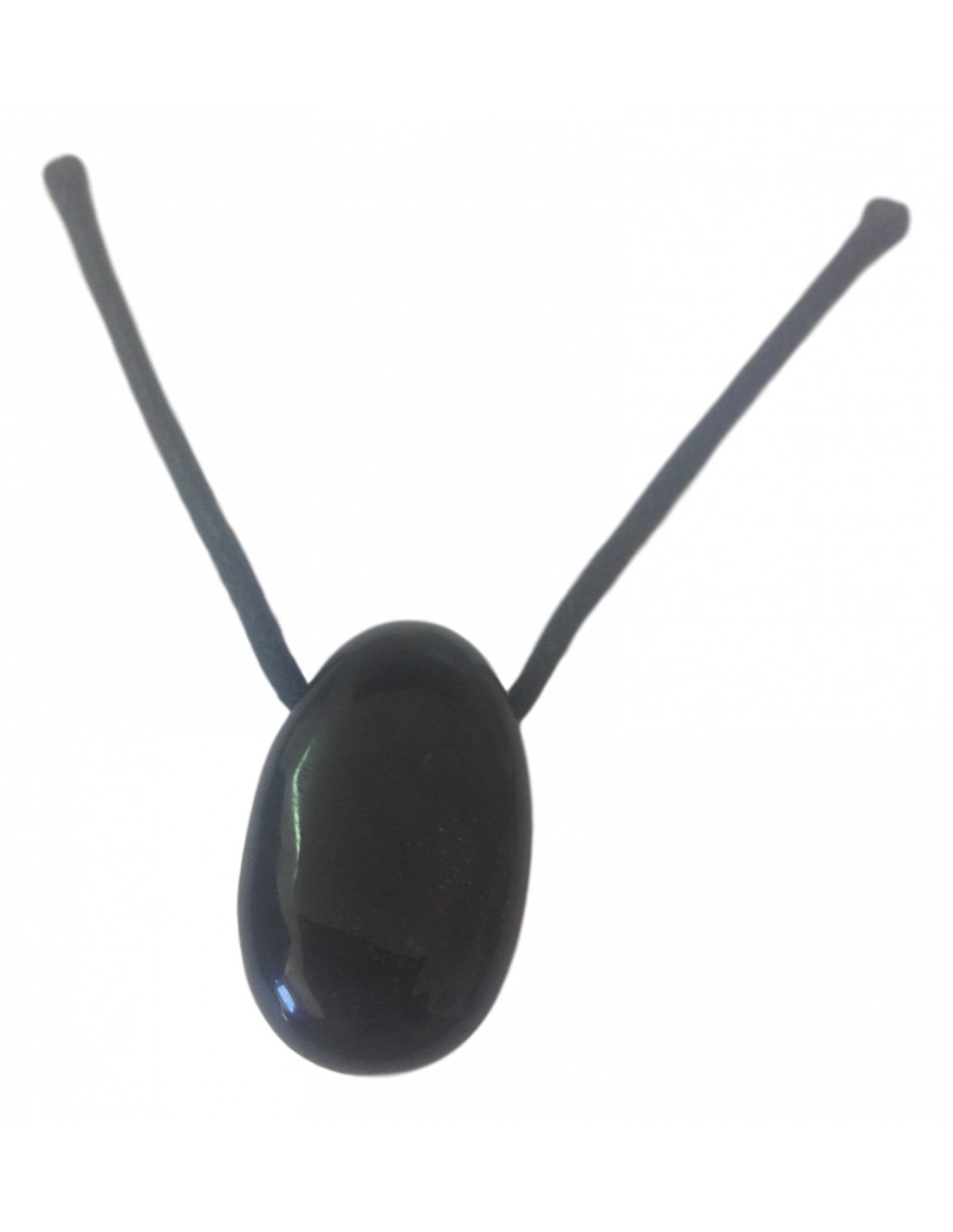 Pendentif percé en onyx - Élégance et protection en un seul bijou