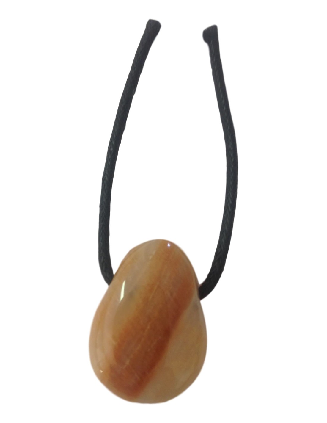 Pendentif percé en pierre de lune - Élégance et harmonie naturelle