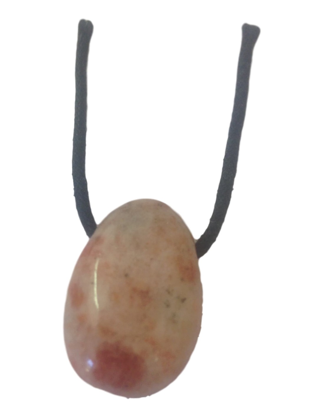 Pendentif percé en pierre du soleil - Énergie solaire et protection spirituelle