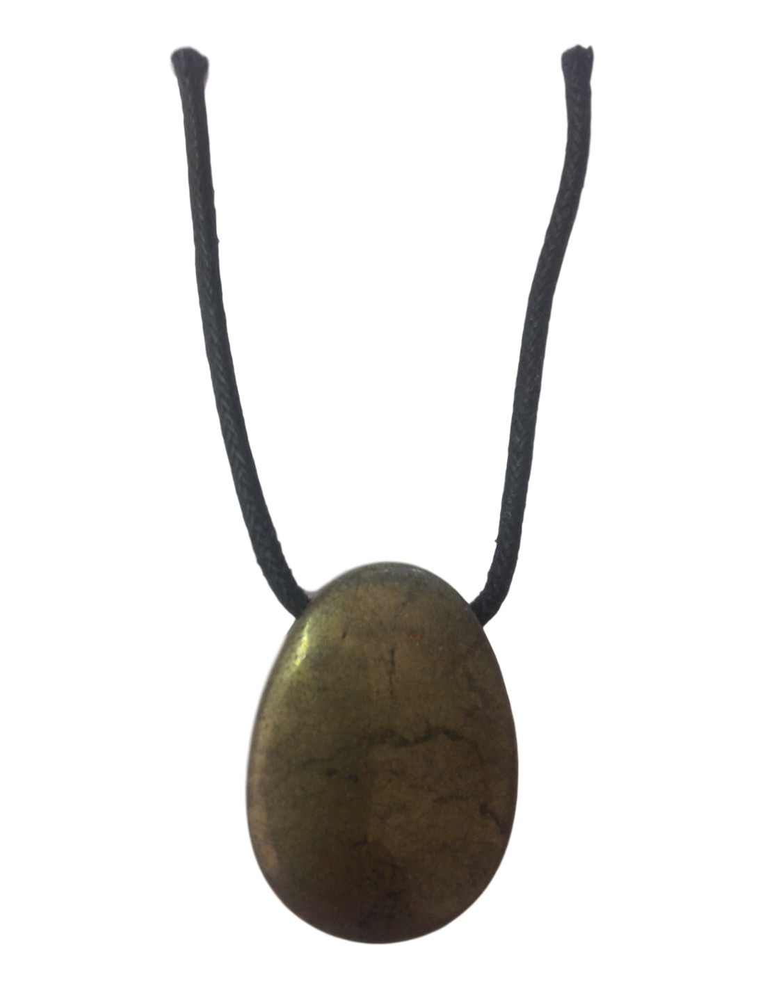 Pendentif percé en pyrite - Énergie et protection pour une élégance naturelle