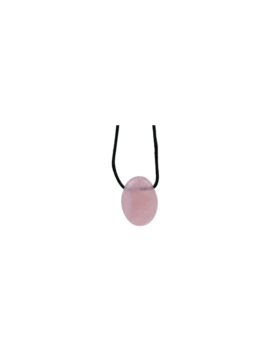 Pendentif percé en quartz rose - Élégance et harmonie pour une énergie apaisante