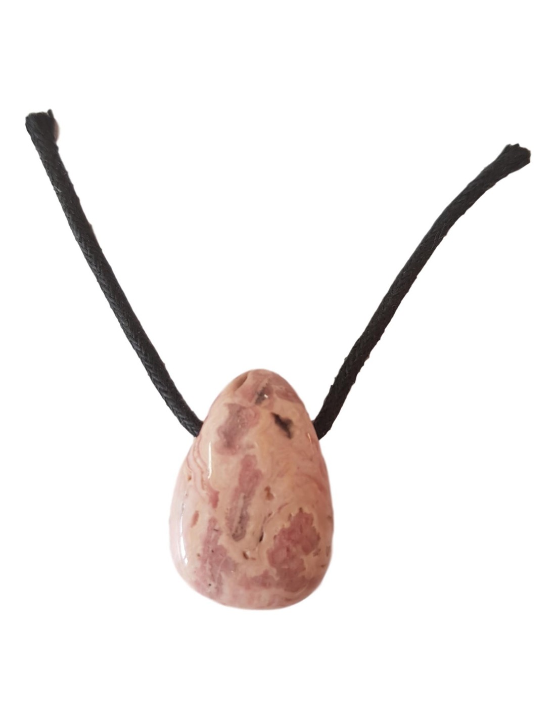 Pendentif percé en rhodochrosite - Élégance et énergie positive pour sublimer votre style