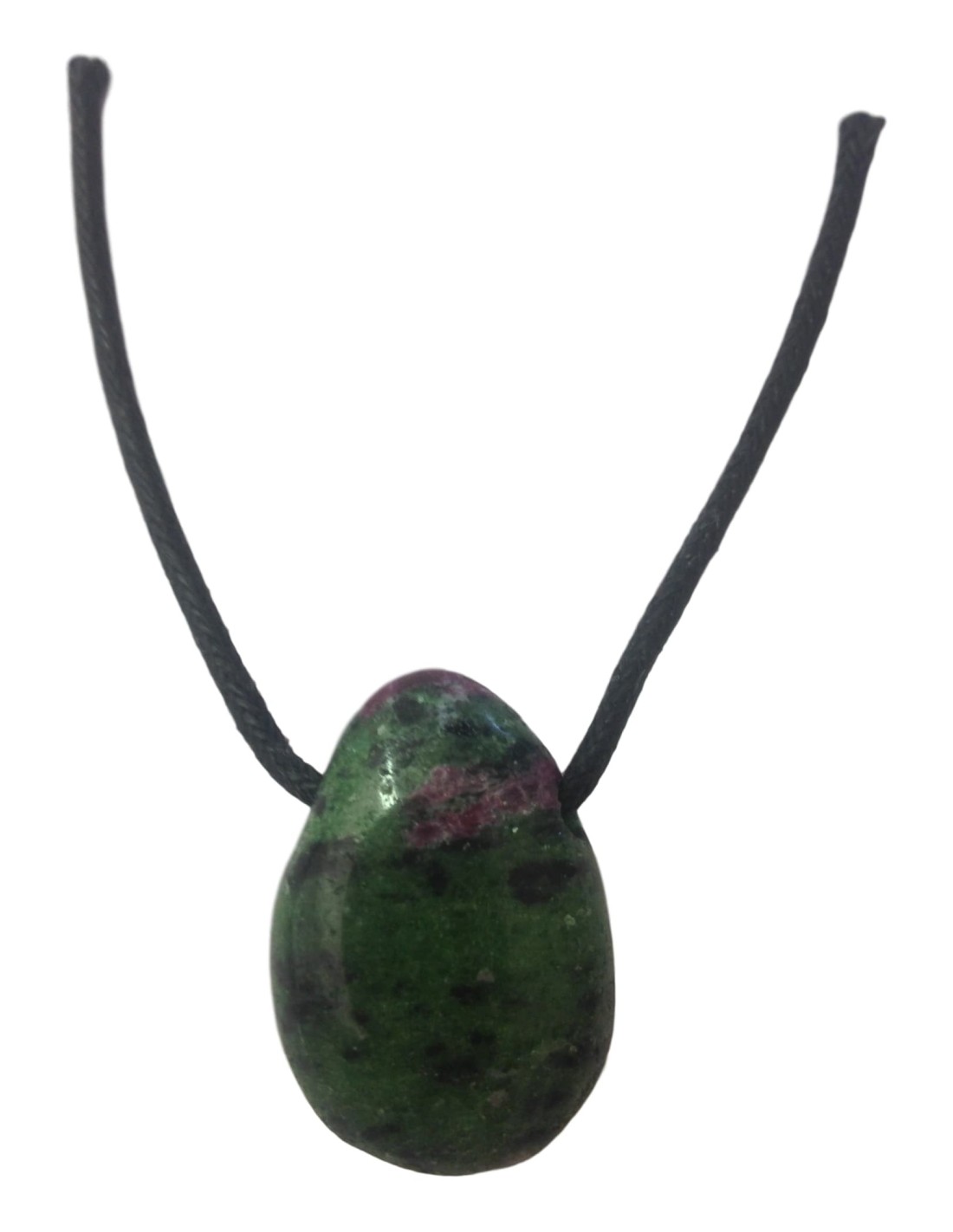 Pendentif percé en rubis zoisite - Élégance et énergie positive pour sublimer votre style