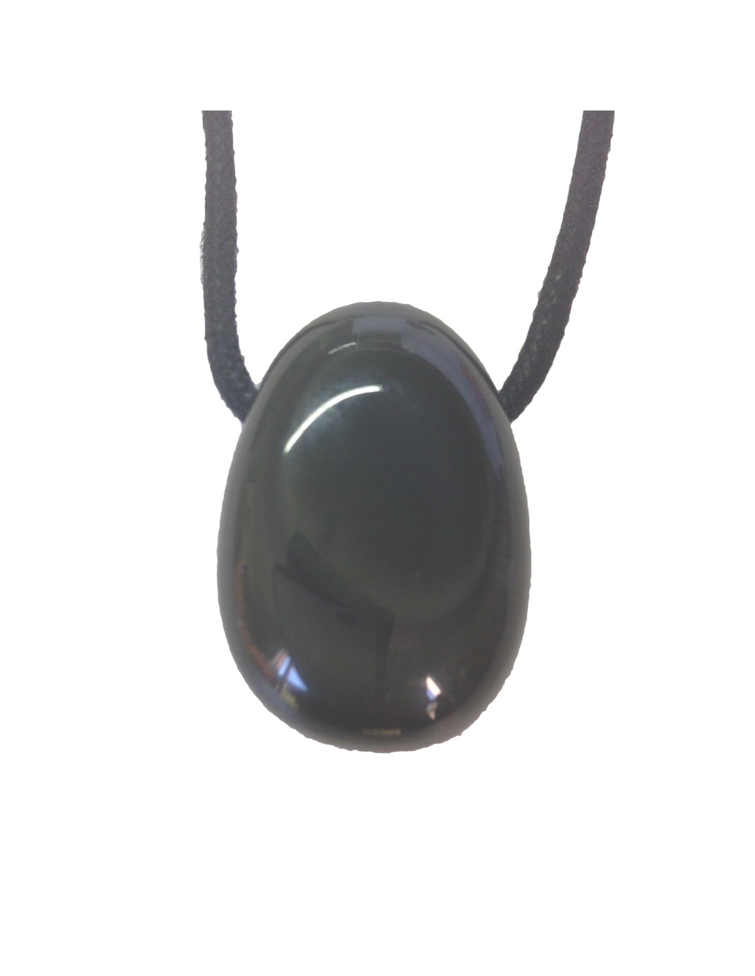 Pendentif percé Obsidienne Oeil Céleste - Protection et Équilibre Énergétique
