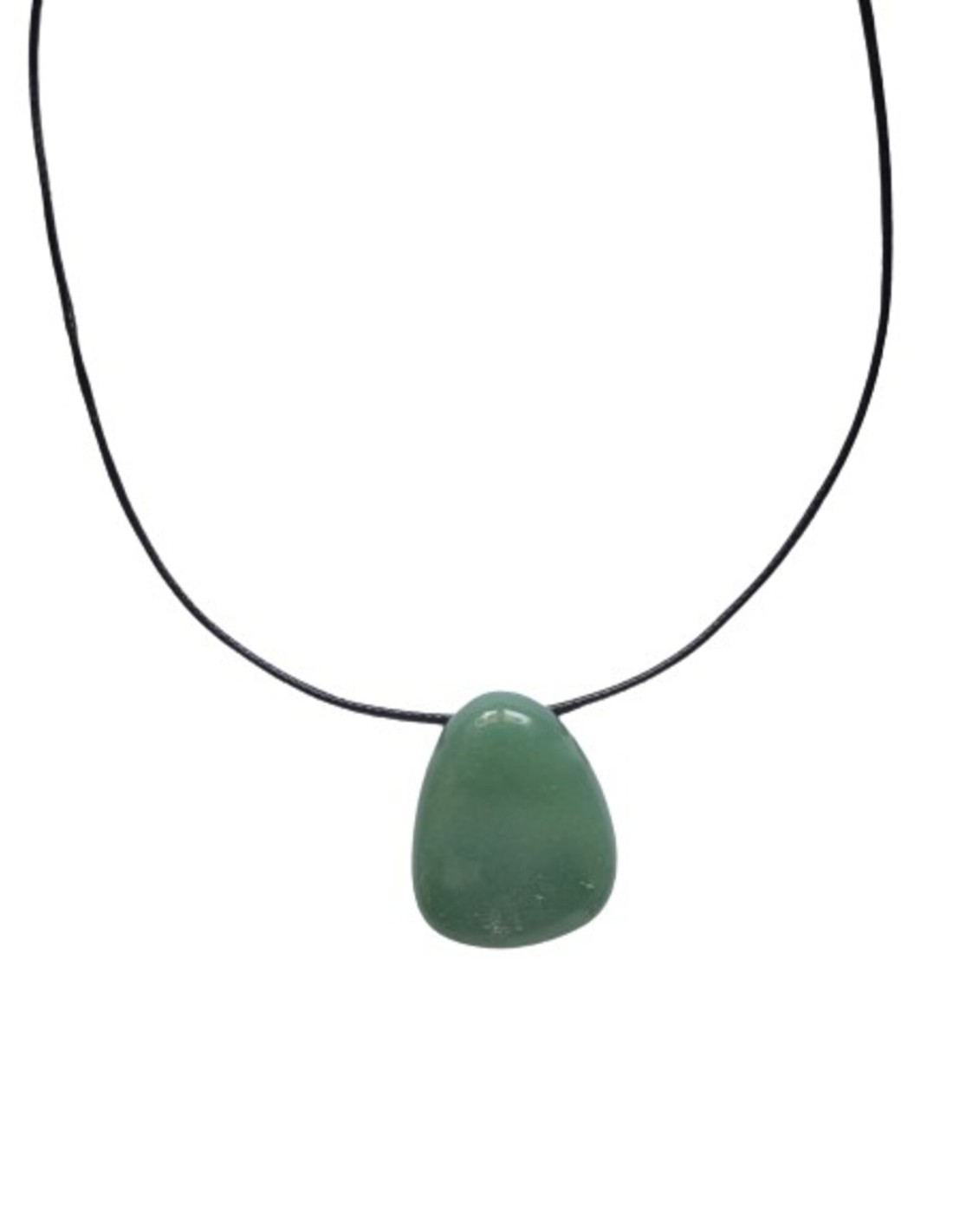 Pendentif percé XL en aventurine - Pierre de chance et de prospérité