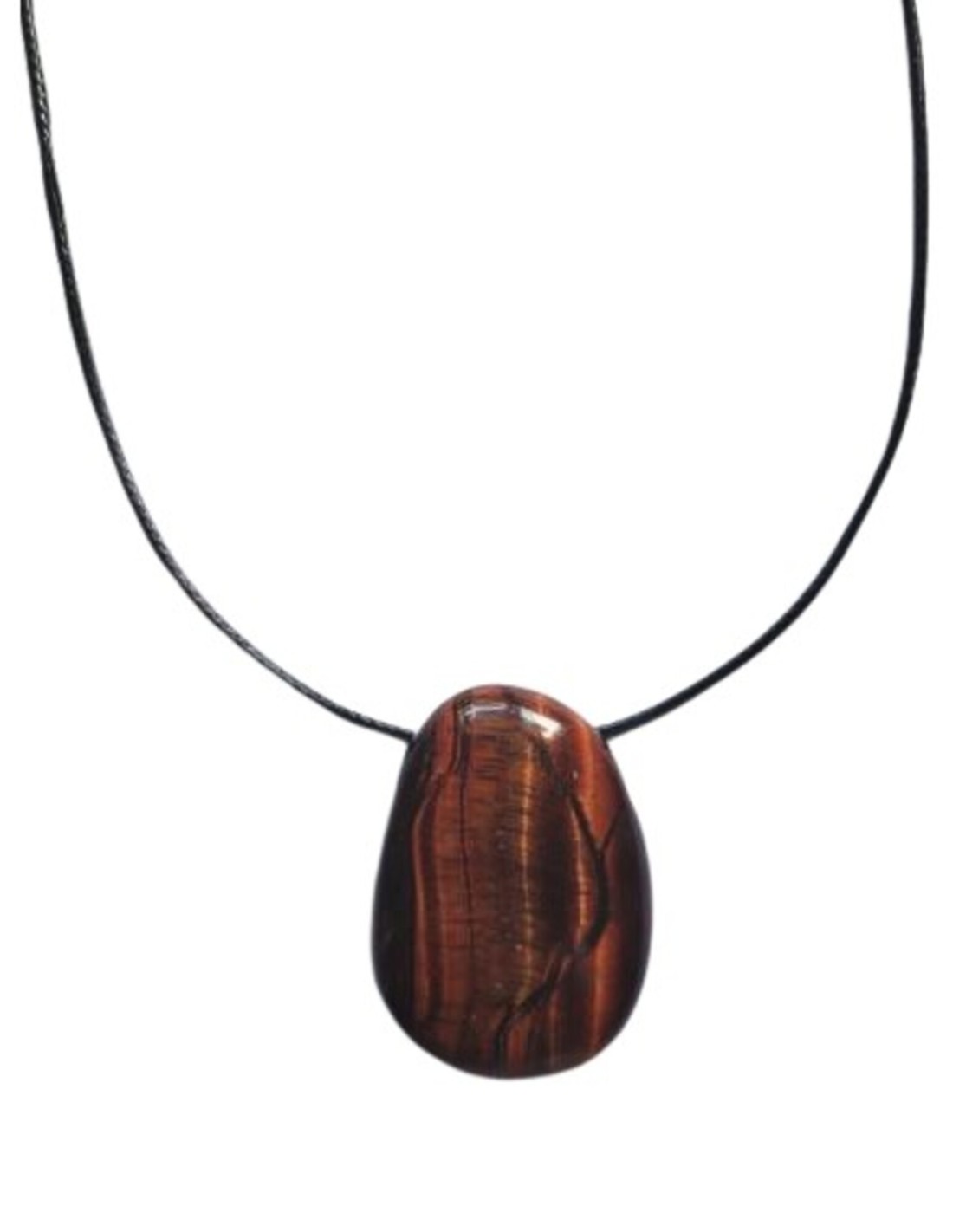 Pendentif percé XL en Oeil de taureau: Protection et énergie positive pour votre quotidien