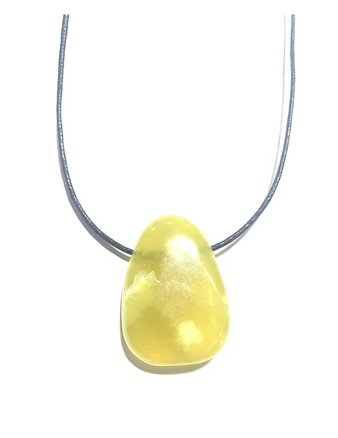 Pendentif percé XL en Serpentine